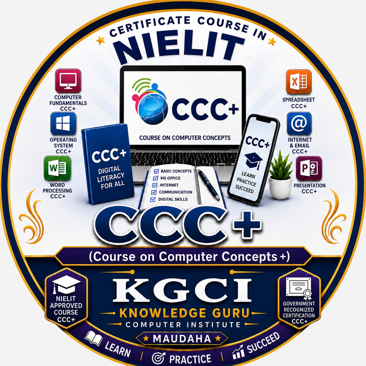 CCC+ ( Course On Computer Concepts Plus )